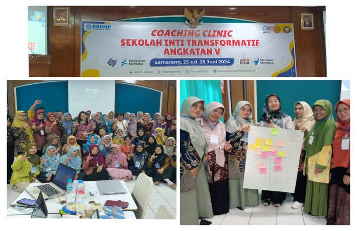 KEPALA DAN WAKIL KEPALA TK ISLAM AL IRSYAD 01 CILACAP IKUTI COACHING CLINIC SEKOLAH INTI TRANSFORMAT