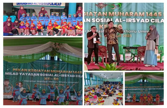 SEMARAK PEKAN MUHARRAM 1445 H DAN MILAD YAYASAN SOSIAL AL IRSYAD CILACAP KE 50