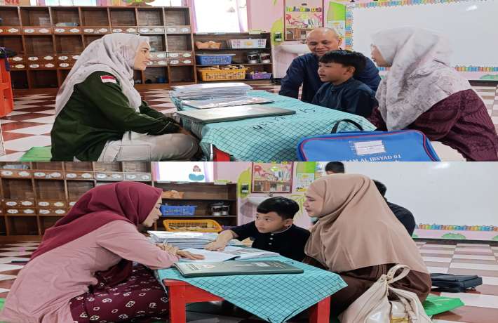 STUDENT LED CONFERENCE, ANAK DIDIK PRESENTASIKAN HASIL KARYA DI DEPAN ORANG TUA SAAT PENGAMBILAN LPP
