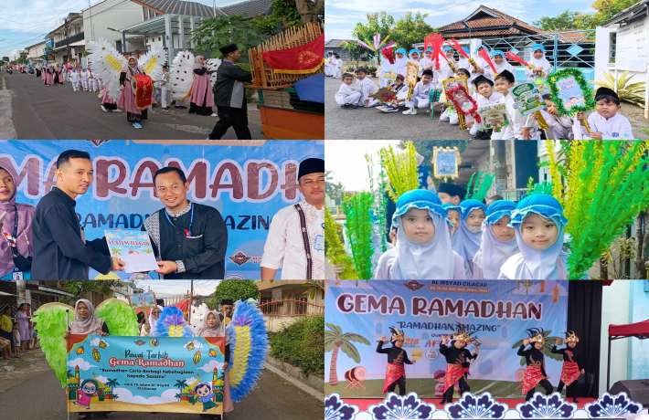 SEMARAK PAWAI TARHIB TK ISLAM AL IRSYAD 01 SAMBUT BULAN SUCI RAMADHAN 