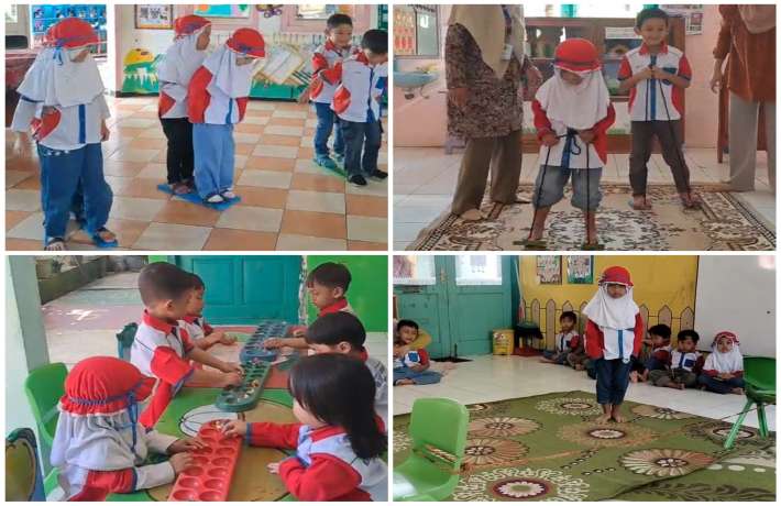 Semarak Hari Anak Nasional, Anak-Anak TK Islam Al Irsyad 01 Cilacap Lestarikan Permainan Tradisional