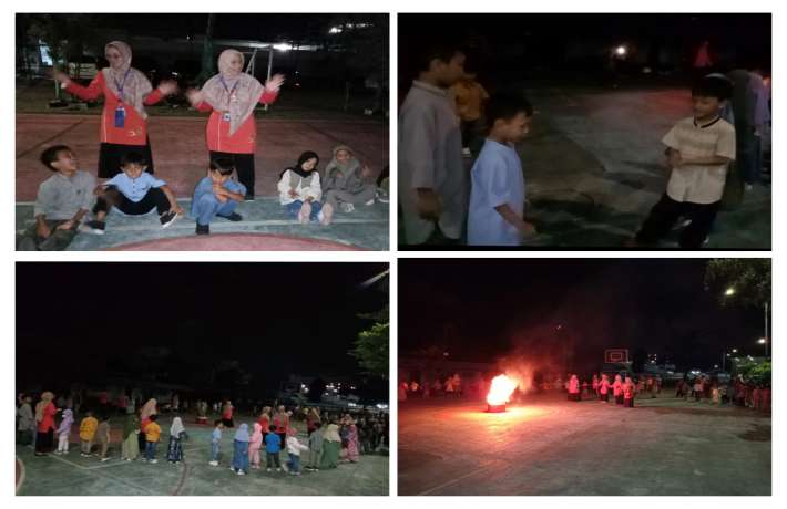 TADABUR ALAM DAN API UNGGUN MEMERIAHKAN KEGIATAN BERKEMAH TK ISLAM AL IRSYAD 01 CILACAP 