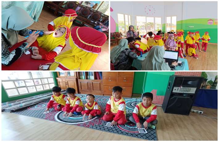 PEMERIKSAAN KESEHATAN PADA ANAK DIDIK TK ISLAM AL IRSYAD OLEH PETUGAS KESEHATAN PUSKESMAS CILACAP TE