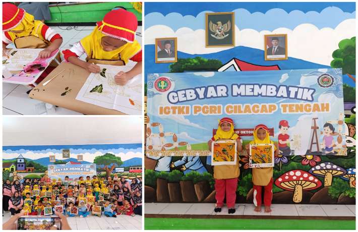 TK Islam Al Irsyad 01 Ikuti Gebyar Membatik 