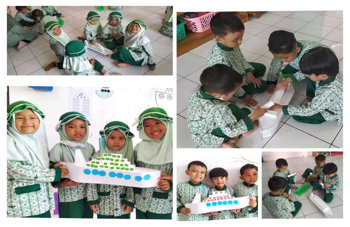 CALON ENGINEER, PROYEK MEMBUAT KAPAL  TK ISLAM AL IRSYAD 01 CILACAP 