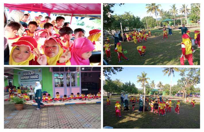 TK ISLAM AL IRSYAD GELAR ACARA BERSIH PANTAI DAN OUTBOND DI PANTAI TELUK PENYU