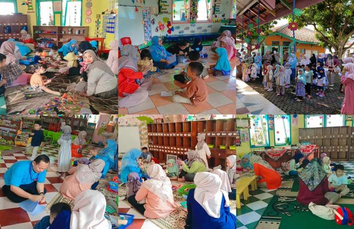 BERMAIN SEHARI GELOMBANG 2 TK ISLAM AL IRSYAD 01 CILACAP SAMBUT PULUHAN CALON ANAK DIDIK BARU