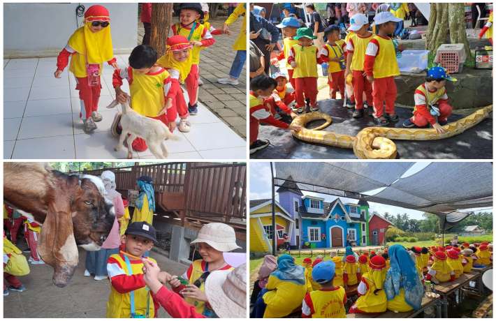 OUTING CLASS GOES TO PROVIT FARM