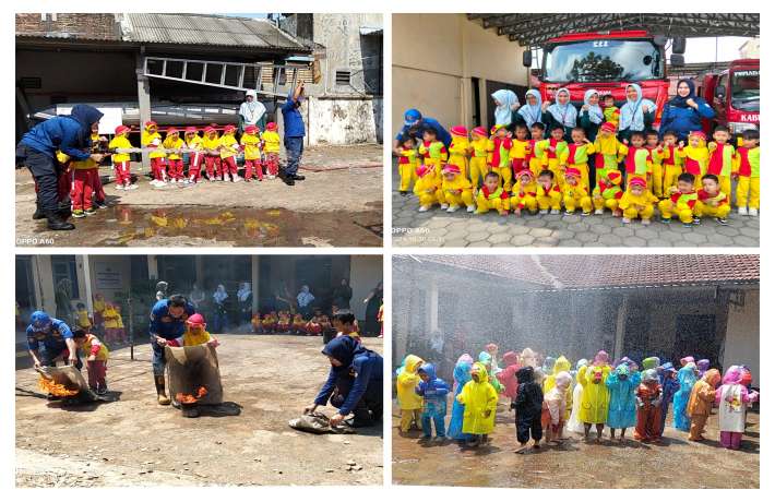 READY TO RESCUE, BERKUNJUNG KE DAMKAR