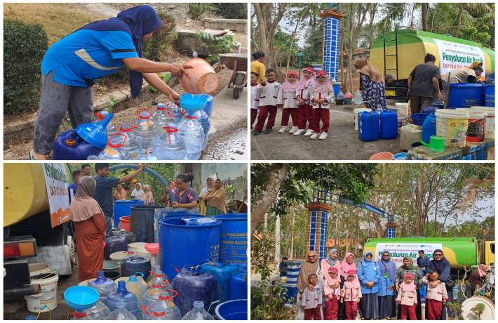 Setetes Air, Sejuta Kepedulian: Keluarga Besar Al Irsyad 01 Bantu Warga Terdampak Kekeringan